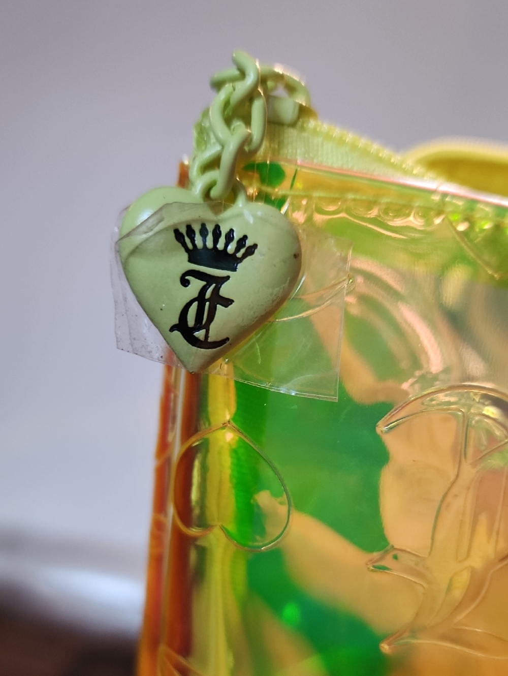 Juicy Couture Iridescent Green-Gold Holographic Pouch - Picture 7 of 7